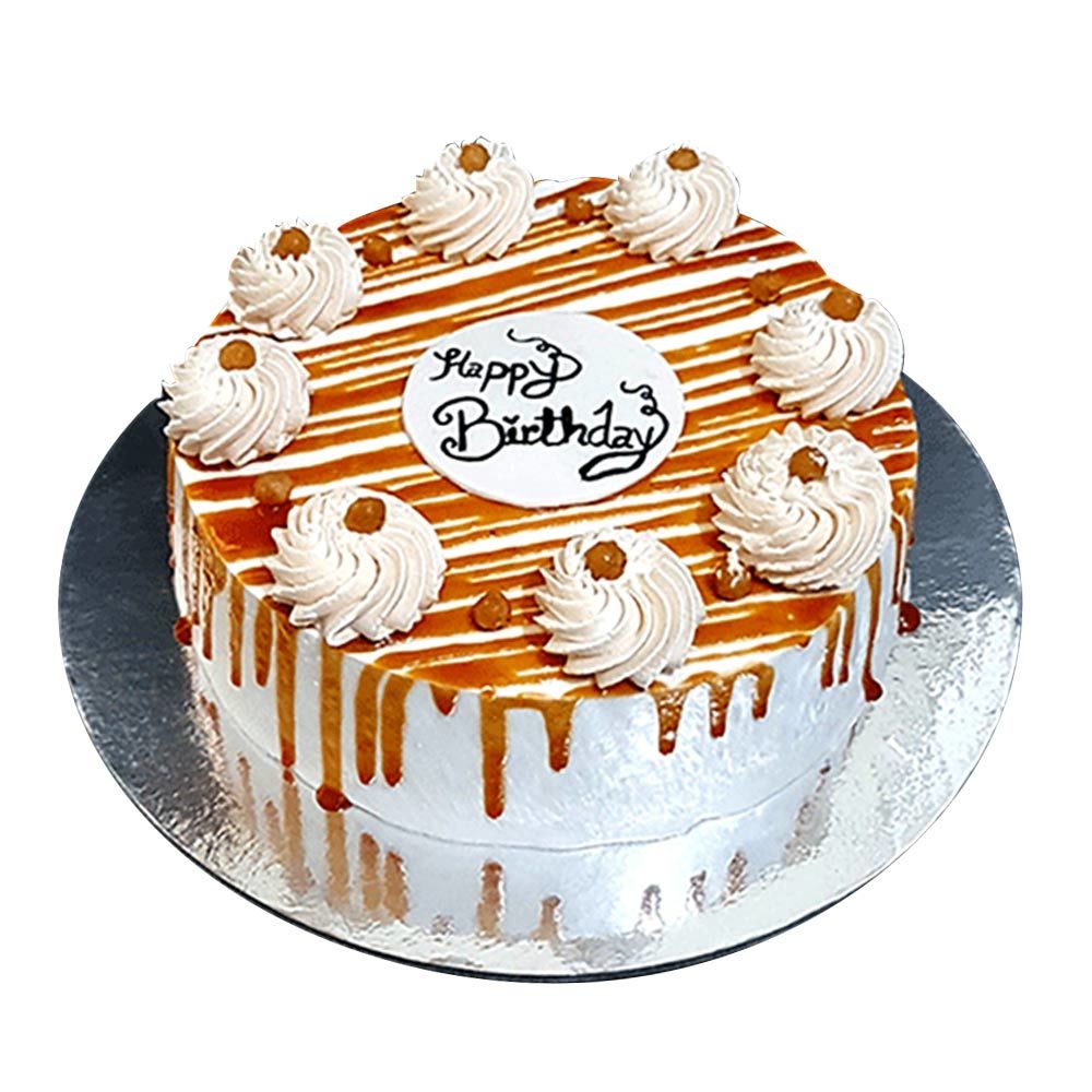 80 Rose Garden Butterscotch Cake for Birthday, Valentine, Anniversary,  Special Occasion- 500 Grams : Amazon.in: Grocery & Gourmet Foods
