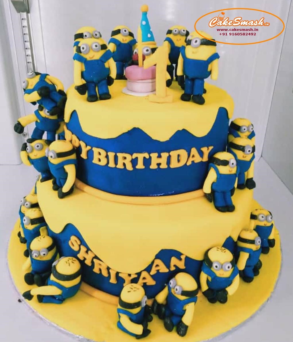 Minion Theme Cake - CakeSmash.in