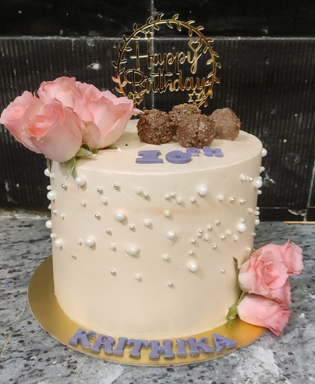 Midnight Blue and Gold – Didi Cakes