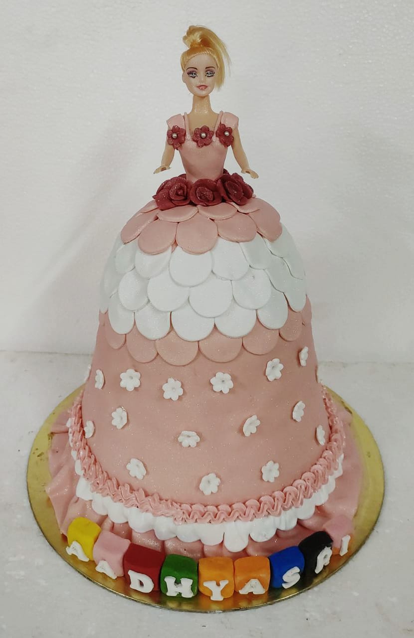 Sweet Princess Barbie Doll Cake - Cake House Online