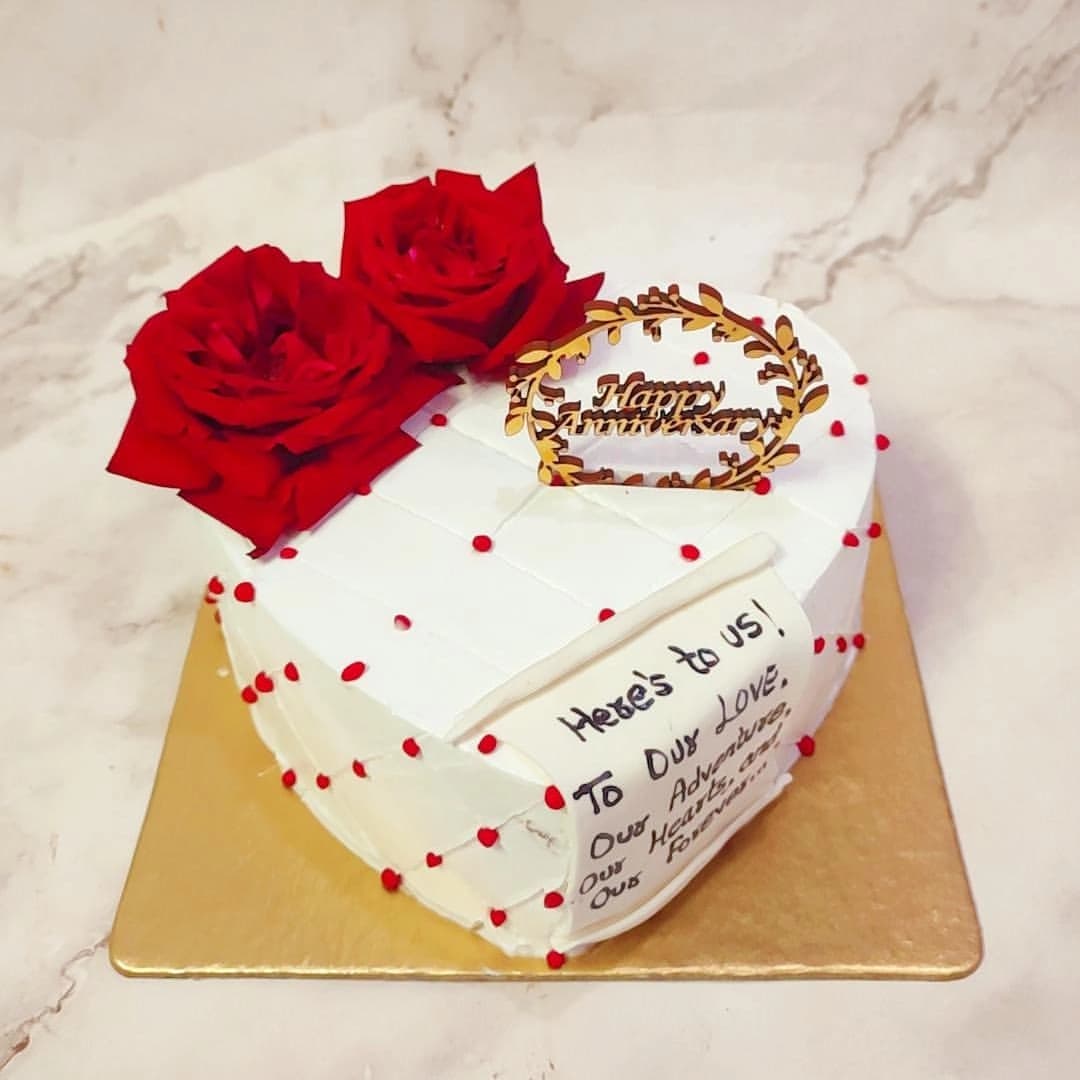 Designer Cake- Date Anniversary cake – LFB Foods-thanhphatduhoc.com.vn