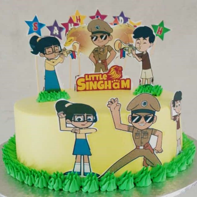 Little Singham Cartoon cake| Cakes Online delivery Hyderabad|