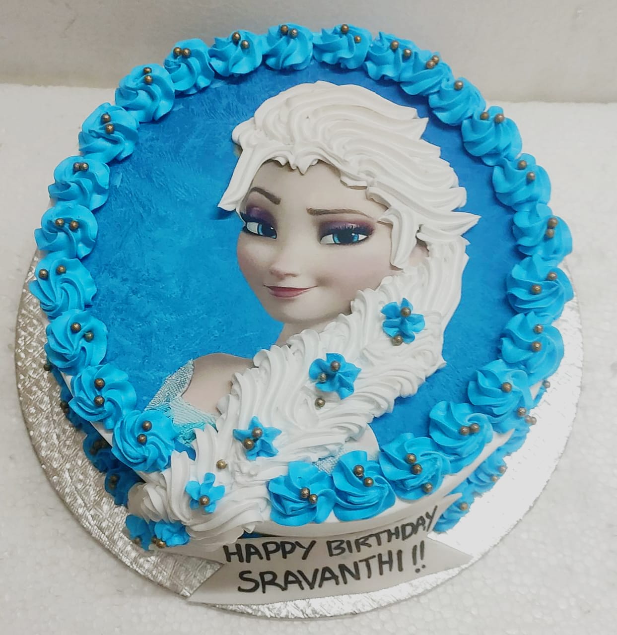 Frozen - Elsa Birthday Cake - Decorated Cake by - CakesDecor-happymobile.vn