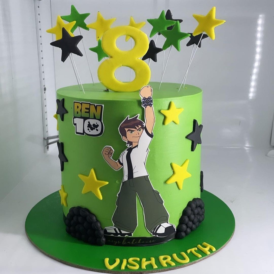 Ben 10 Theme cake| Cakes Online delivery Hyderabad|