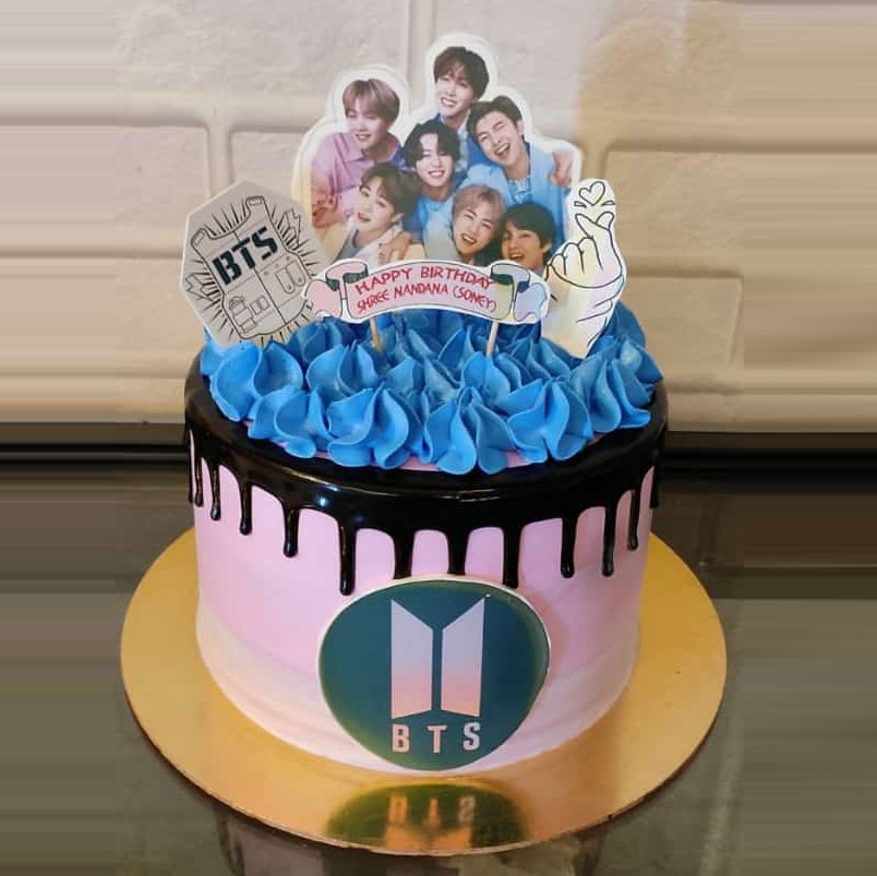 Amy's Bakehouse - #bts #cake #bts #theme #cake #bts #army #cake #bts #fan # cake #birthday #cake #chocolate #nutella #cake #cream #cake #cake # decorating #noida #baker | Facebook