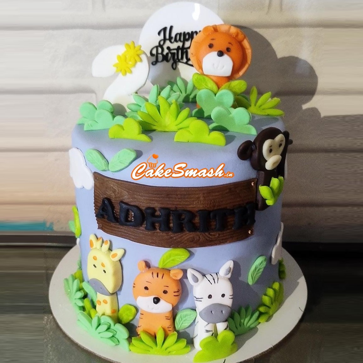 Animal Theme Cake Design Jungle Theme Stock Photo 2317497063 | Shutterstock