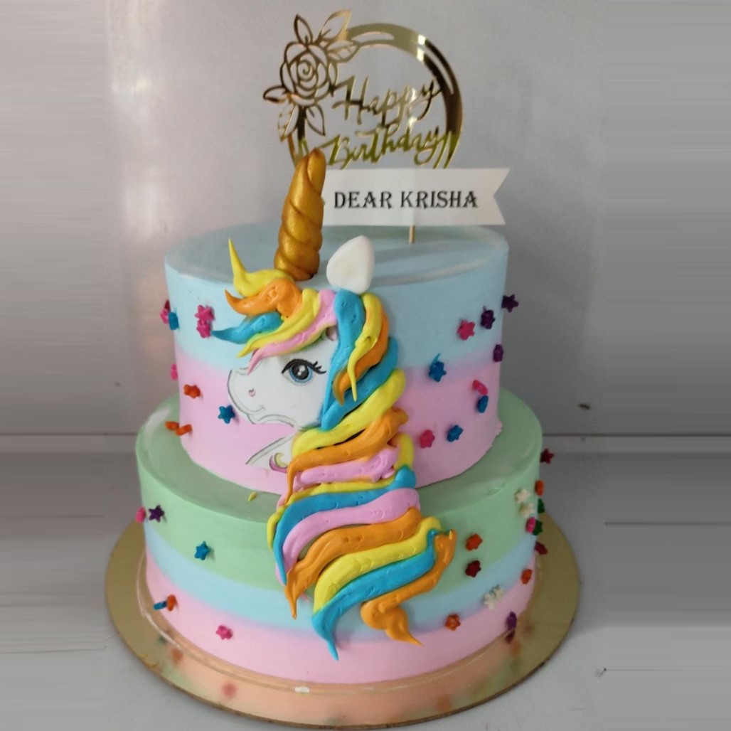 Unicorn themed first birthday cake for princess Esther ….so mild and  beautiful 🥳🥳🥳🥳🥳🥳🥳🥳🥳🥳 . . Thank you for trusting us… | Instagram