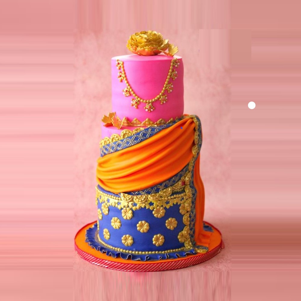 Saree ceremony cake | Cake, Birthday cake, Desserts