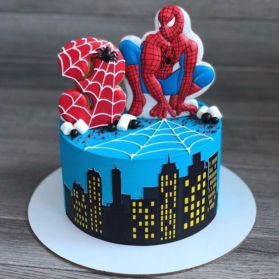 Spider Man Photo Cake | OrderYourChoice