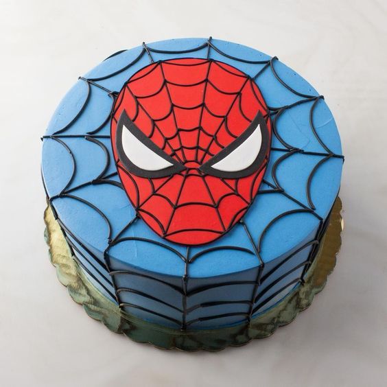 Spiderman Chilling Design Cake – Creme Castle